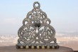 Antique Morocco 19th North Africa Judaica Hanukkah Jewish Oil Lamp Menorah Brass