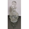 Awesome Vintage Net Designed Clear Glass Decanter Carafe
