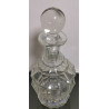 Awesome Vintage Net Designed Clear Glass Decanter Carafe