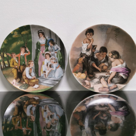 Vintage Pair Tirschenreuth and Mitterteich Bavaria Germany Plates Clasic Paints
