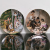 Vintage Pair Tirschenreuth and Mitterteich Bavaria Germany Plates Clasic Paints