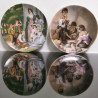 Vintage Pair Tirschenreuth and Mitterteich Bavaria Germany Plates Clasic Paints