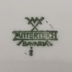 Vintage Pair Tirschenreuth and Mitterteich Bavaria Germany Plates Clasic Paints