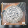 Antique Silver Plated Round Passover Tray Plate Jerusalem Israel