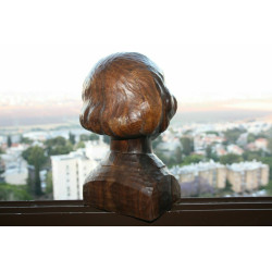 Hand Carved Wooden Lode VAn den Brande Signed Hard and Heavy Belgian Wood Art 4K