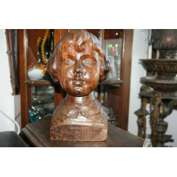 Hand Carved Wooden Lode VAn den Brande Signed Hard and Heavy Belgian Wood Art 4K