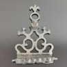 Antique Solid Bronze Hanukkah Lamp Menorah from Marocco c.19th Wall Hanging