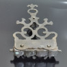 Antique Solid Bronze Hanukkah Lamp Menorah from Marocco c.19th Wall Hanging