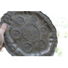 Passover Seder Plate Tray Matzo Brass Bronze Silver Enamel Pesach Kosher Judaica