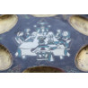 Passover Seder Plate Tray Matzo Brass Bronze Silver Enamel Pesach Kosher Judaica