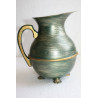 Old Vintage Antique Copper Brass Bronze Pewter Metal Kettle Pot Bowl Planter Jug