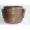 Old Vintage Antique Copper Brass Bronze Pewter Metal Kettle Pot Bowl Planter Jug
