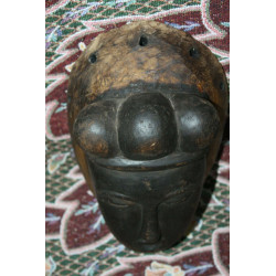 Old Antique Fine Wooden Punu Mukudj Okuyi African Mask Tribal Art Ceremonial 11"
