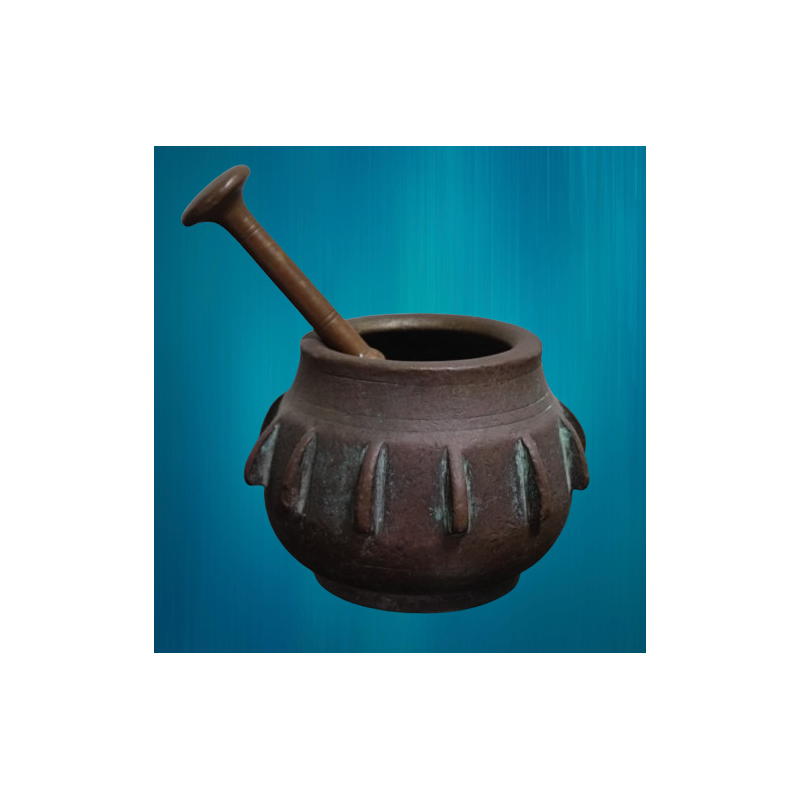Antique Ottoman Apothecary Mortar & Pestle Bronze C17th