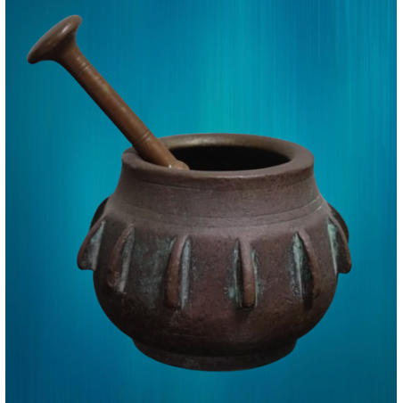 Antique Ottoman Apothecary Mortar & Pestle Bronze C17th