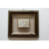 Jerusalem of Gold & Silver Tower of David Silver Plated Plaque Crystal Frame 8"