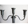 Vintage 3 Arm Metal Candlestick Candle Holder from Israel Jerusalem Holy Land 12