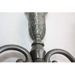 Vintage 3 Arm Metal Candlestick Candle Holder from Israel Jerusalem Holy Land 12