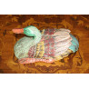 Vintage Large 11" Hand Carved & Painted Wooden Duck Folk Art Rustic Home Decor