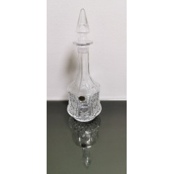 Beautiful Vintage Decanter RCR Royal Crystal Rock 24% Lead Crystal Glass Italy